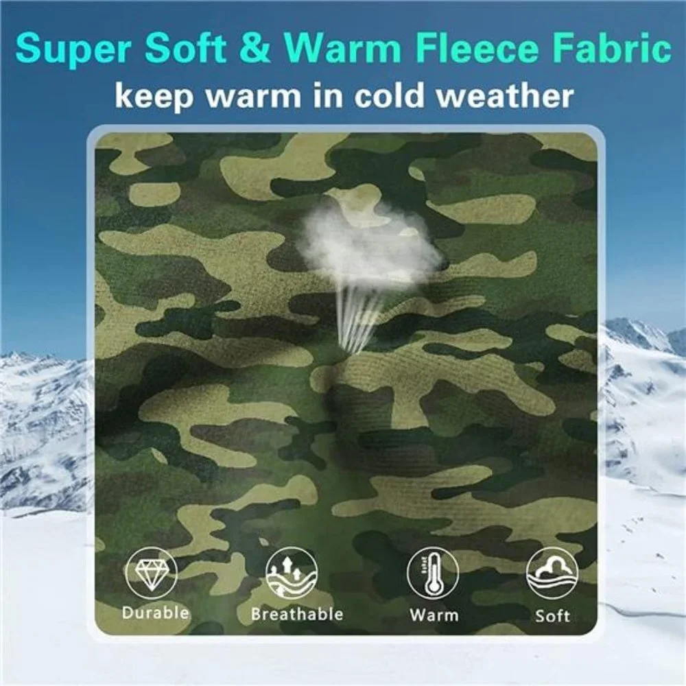 Kids Balaclava Ski Mask, Fleece Face Mask Neck Warmer for Boys Girls